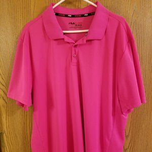 Fila Sport - Golf Polo - XXL - Hot Pink